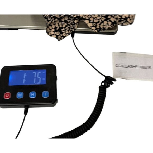 Boden Womens Dress UK 20R US 16-18R Maxi Black Floral Tiered Ruffle D0427 NWT - Picture 13 of 13